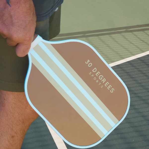 brown pickleball paddle by 30 degrees sports australia 